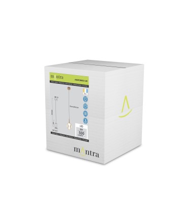 ANDRÓMEDA * COLGANTE 1L - BASE ORO - CRISTAL TRANSPARENT 8941